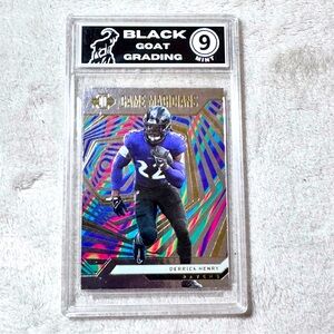 Graded Derrick Henry 2024 Panini Illusions Football Game Magicians Insert # 21